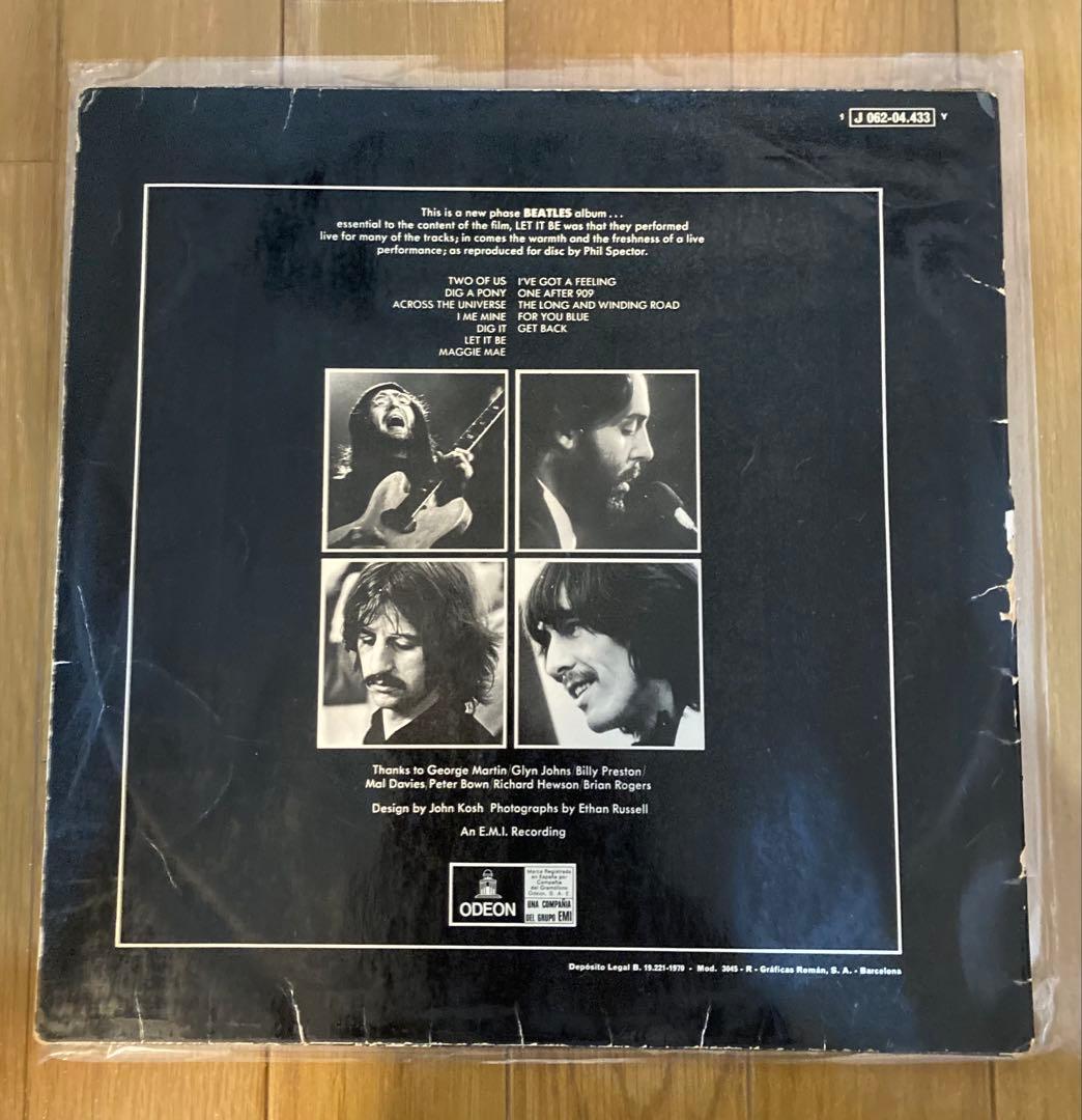 稀少スペインオリジナル1stレットイットビーBeatlesビートルズレコード