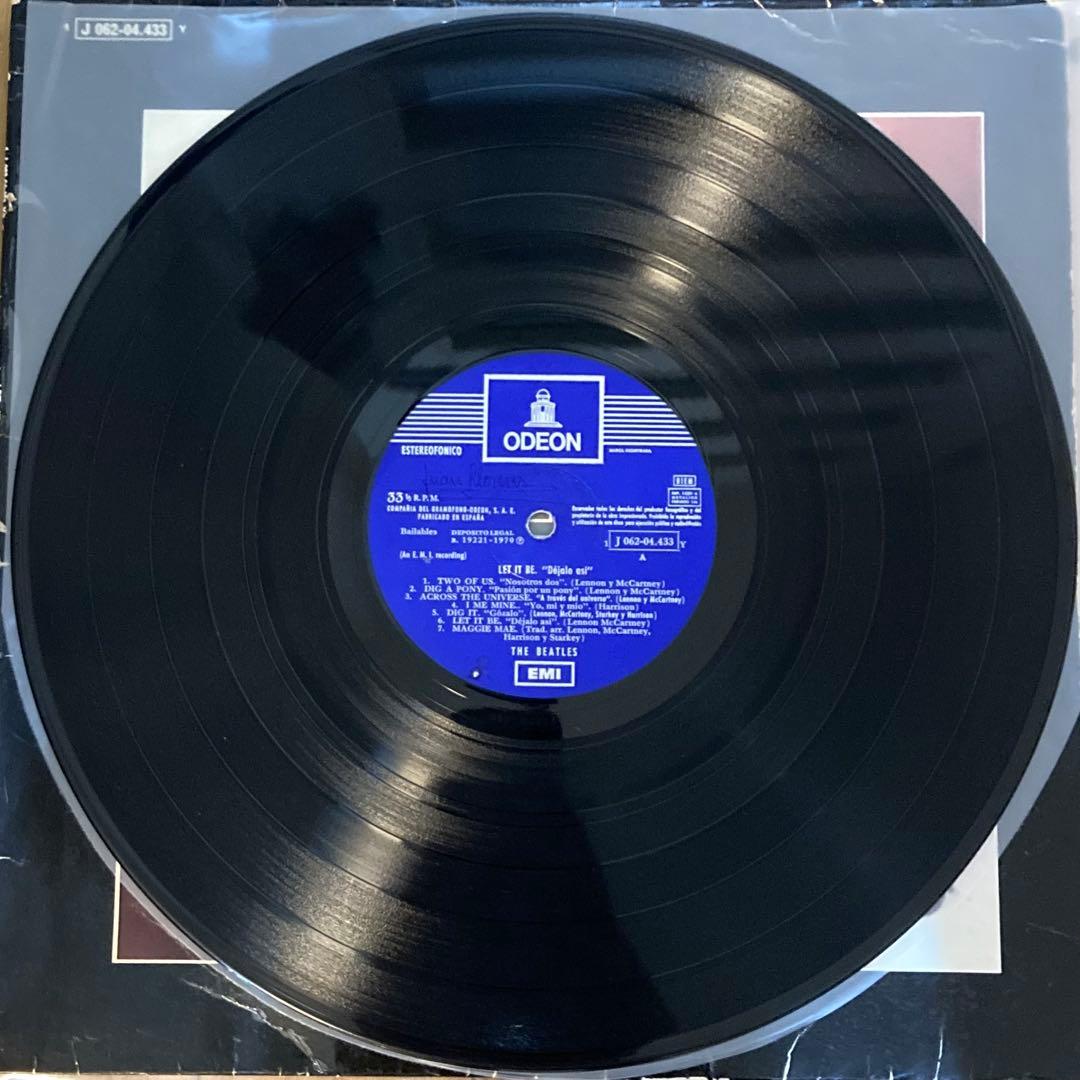 稀少スペインオリジナル1stレットイットビーBeatlesビートルズレコード
