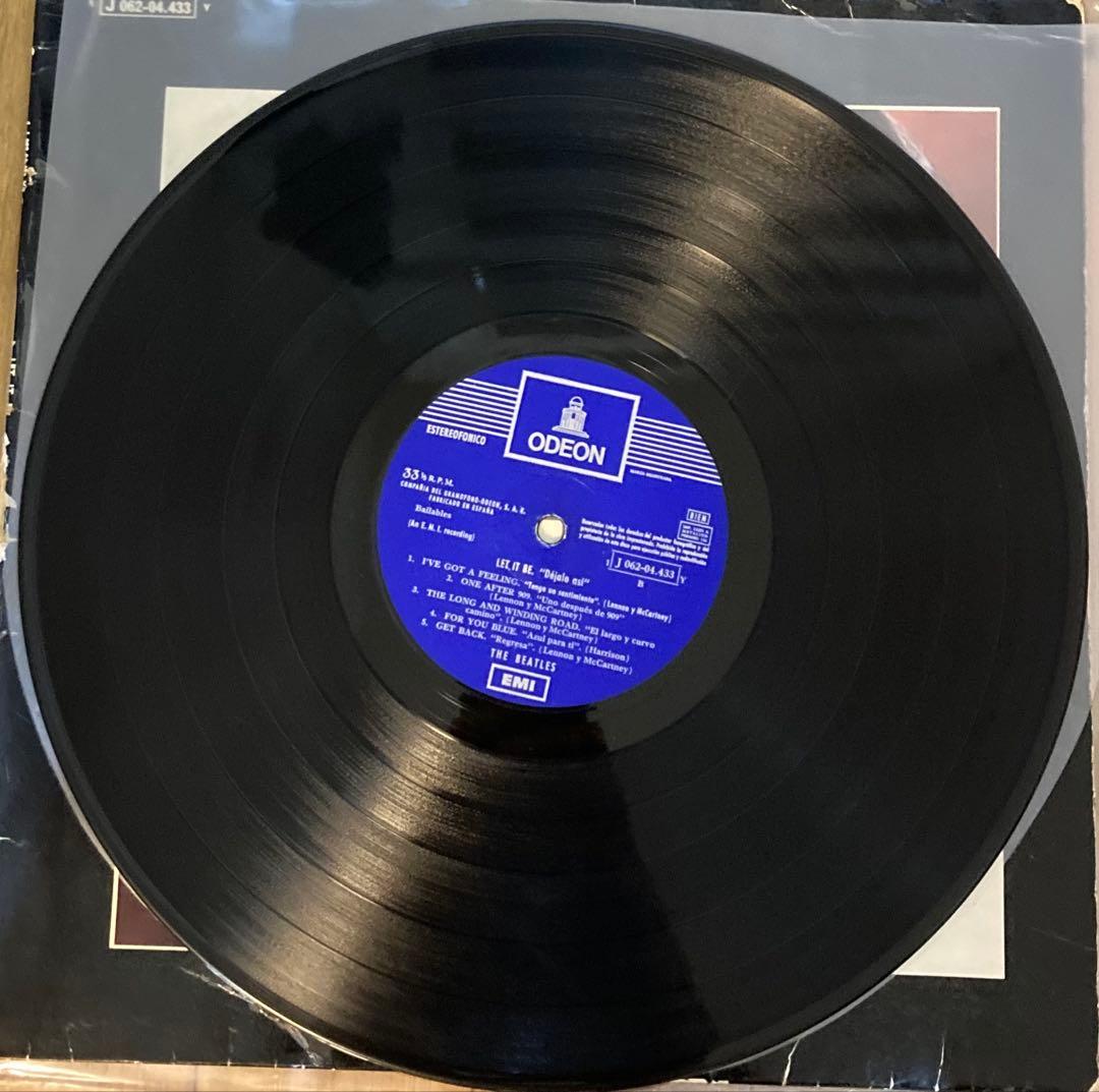 稀少スペインオリジナル1stレットイットビーBeatlesビートルズレコード