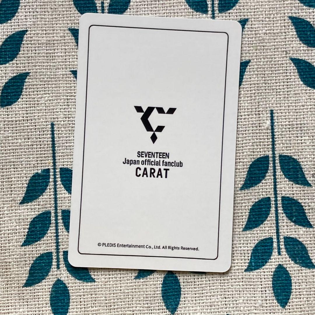 SEVENTEEN ジョンハン MY BEST FC 限定 企画 トレカ