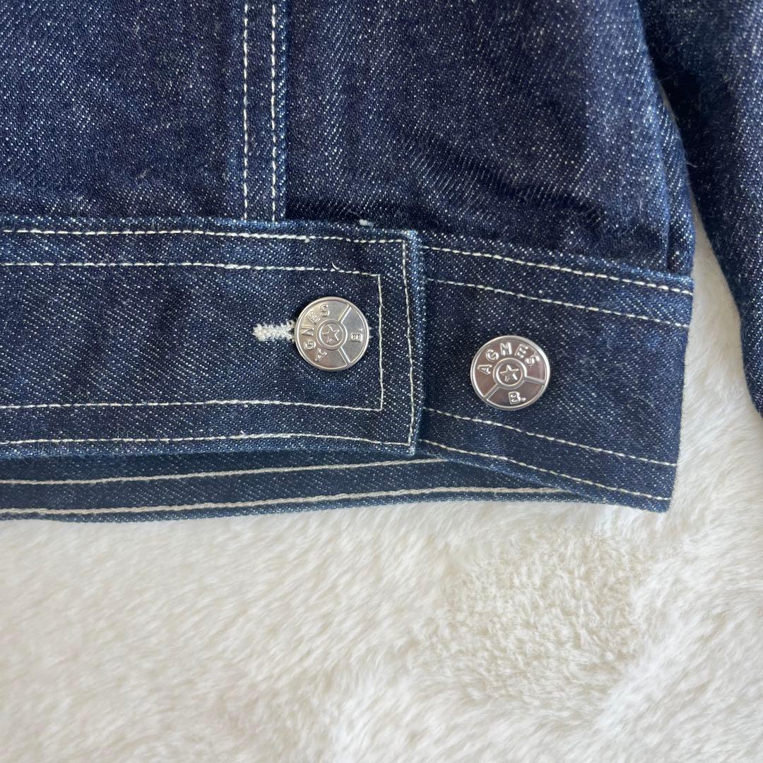 【美品】 90s agnes b レディース デニムジャケット フランス製 2