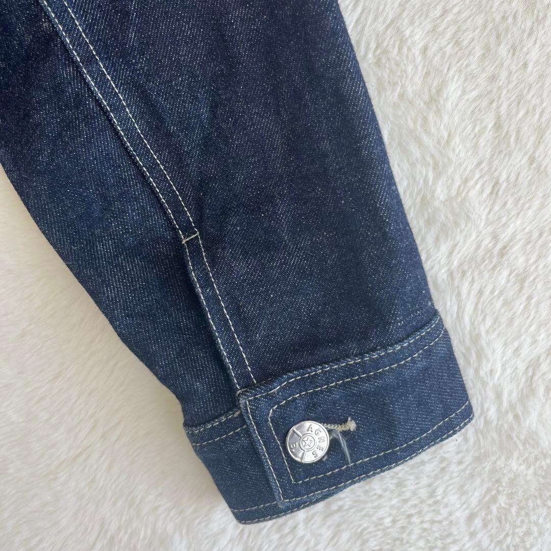 【美品】 90s agnes b レディース デニムジャケット フランス製 2