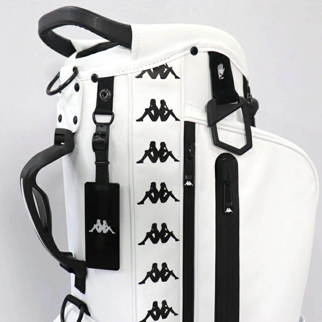 【新品】カッパ ゴルフ KP-CB0002 スタンド キャディバッグ 8.5型白