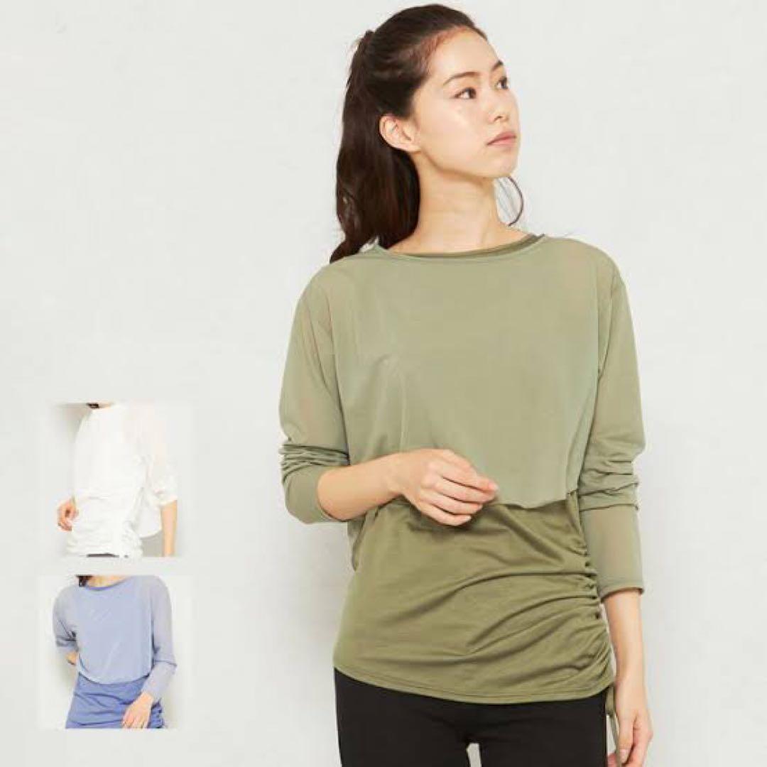 チャコット ヨガ　レイヤード　Tシャツ　chacott