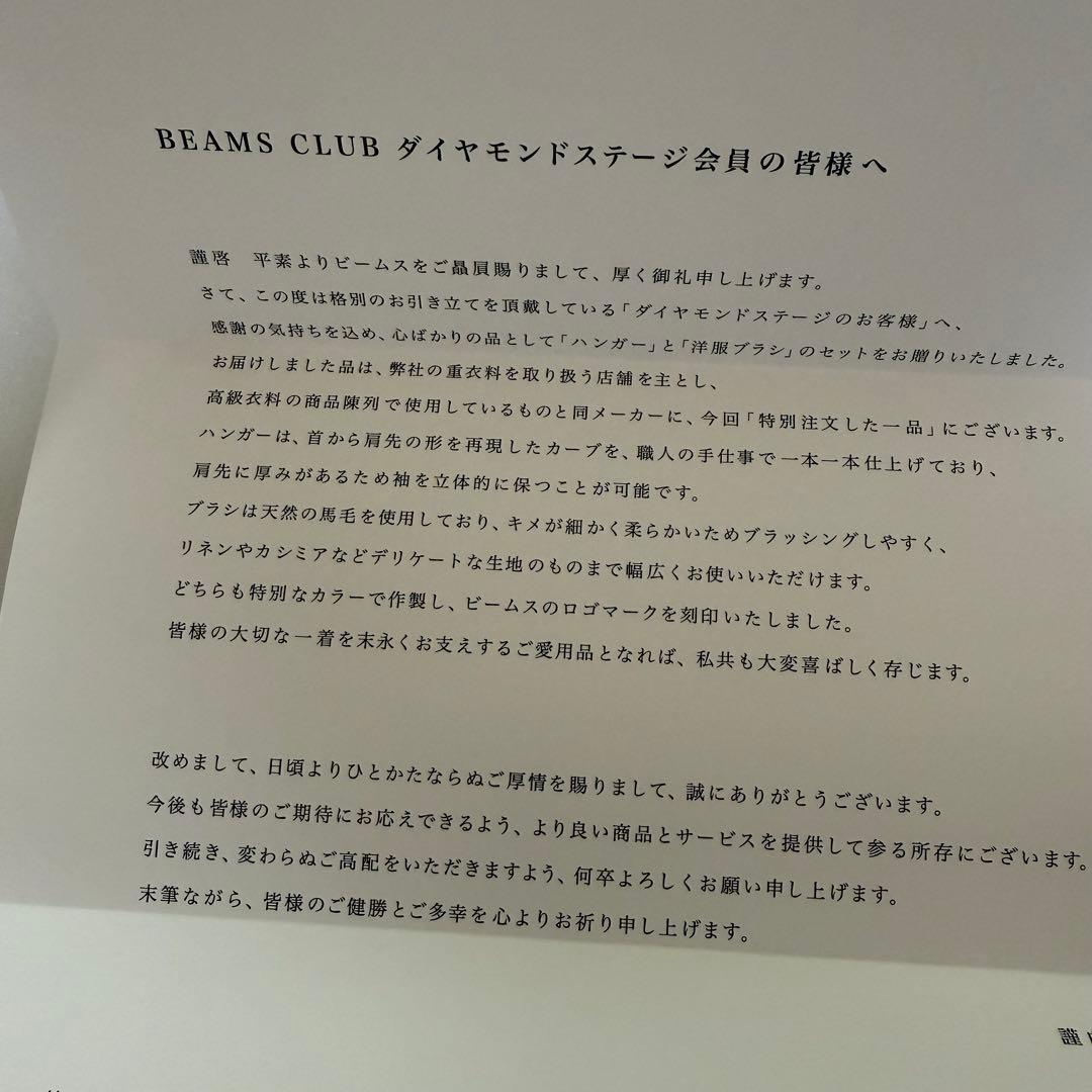 新品未開封　NAKATA HANGER beams ハンガー　ビームスノベルティ