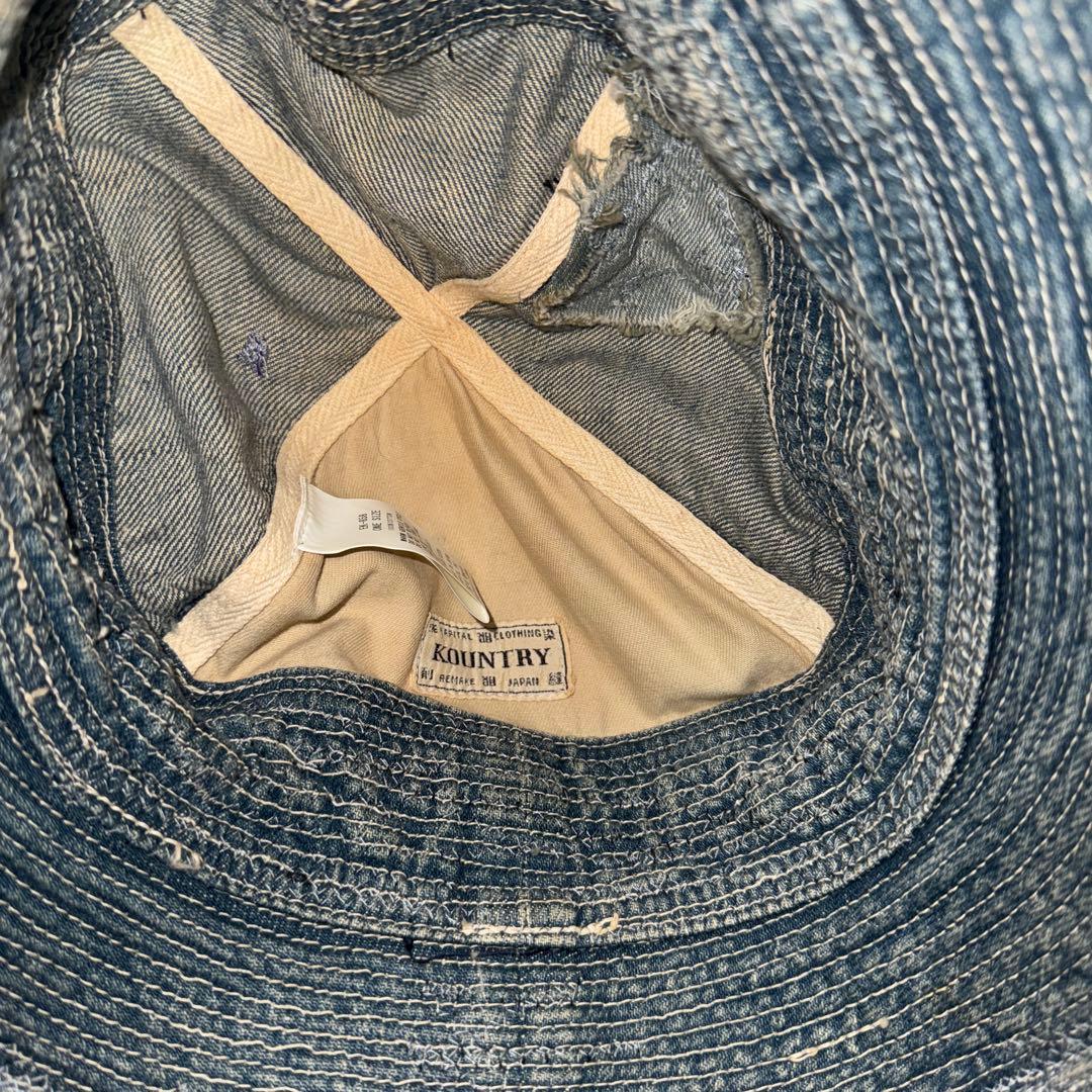 OS KAPITAL(キャピタル) kapital 高齢者と 海 デニムハット