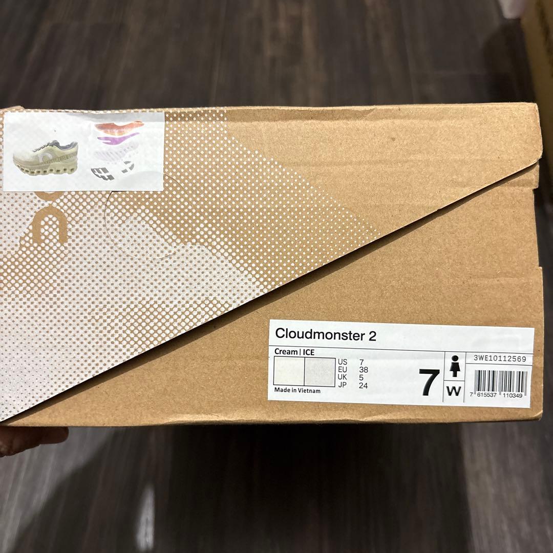 【美品】オンCloudmonster 2クラウドモンスター2 24cm