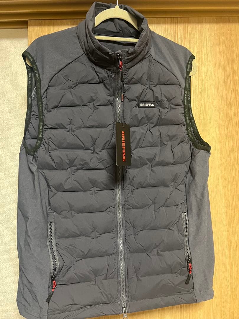 BRIEFING ダウンベスト　XL チャコール