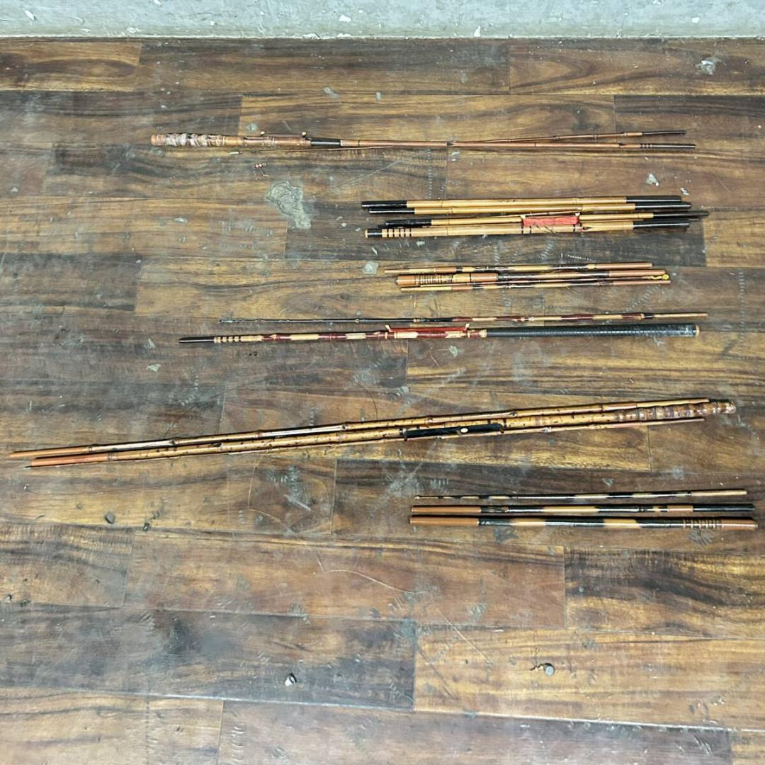 和竿　へら竿　まとめて　6点　良作　竿政　他　釣り竿　竹竿