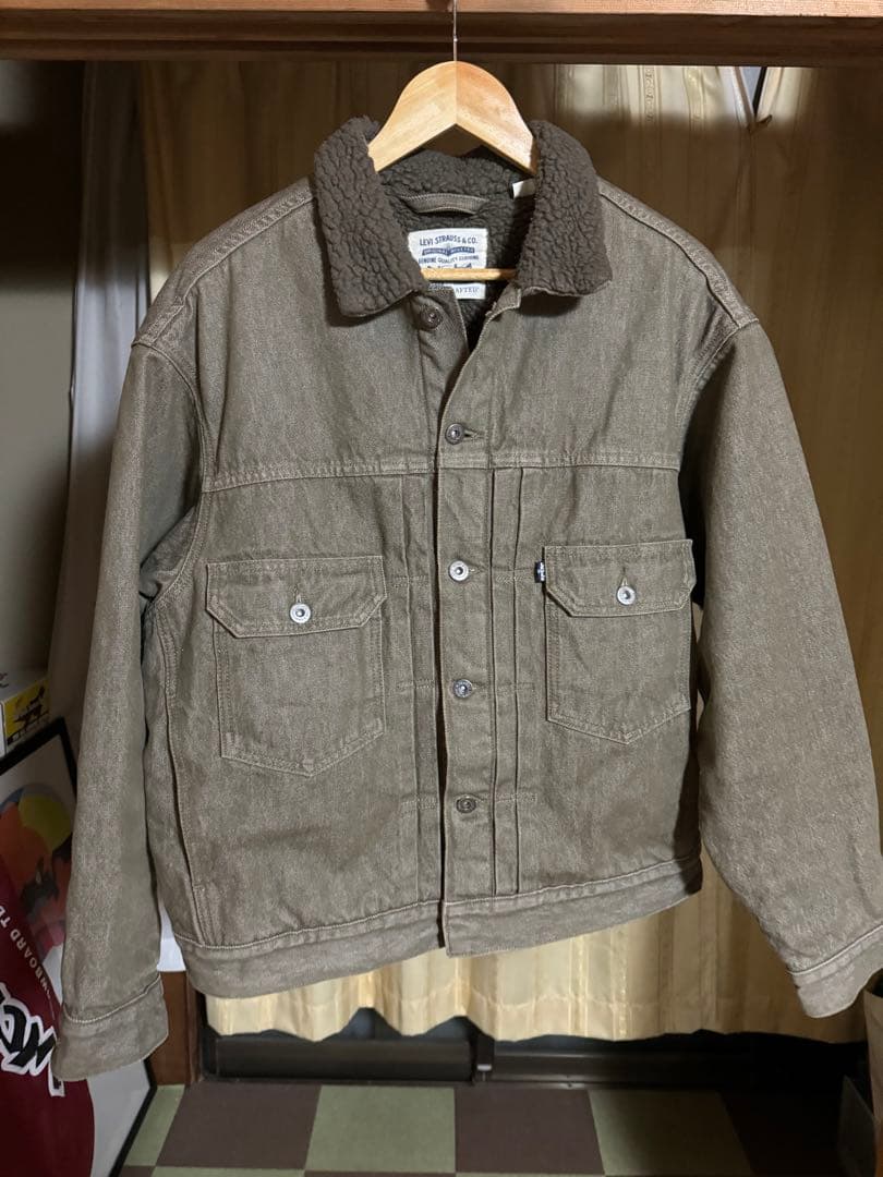 S*a様 リーバイス LMC ボア ジャケット M オーガニックコットン