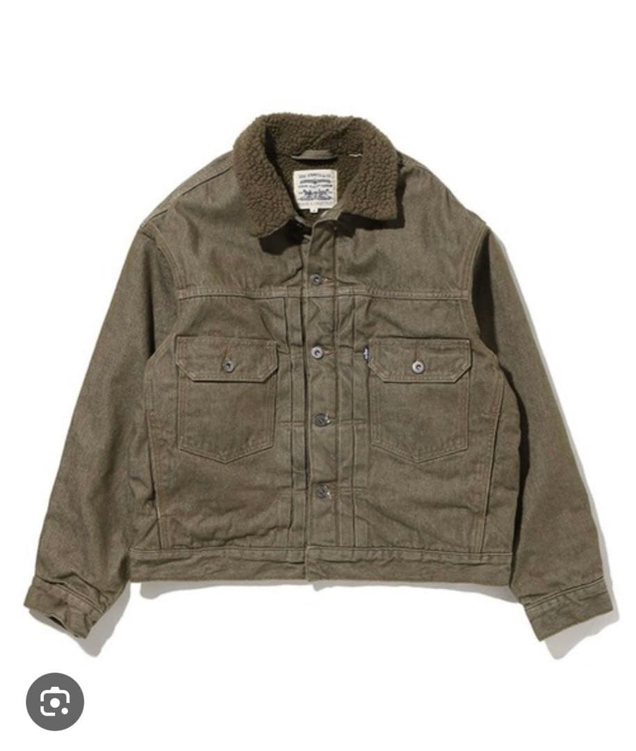 S*a様 リーバイス LMC ボア ジャケット M オーガニックコットン