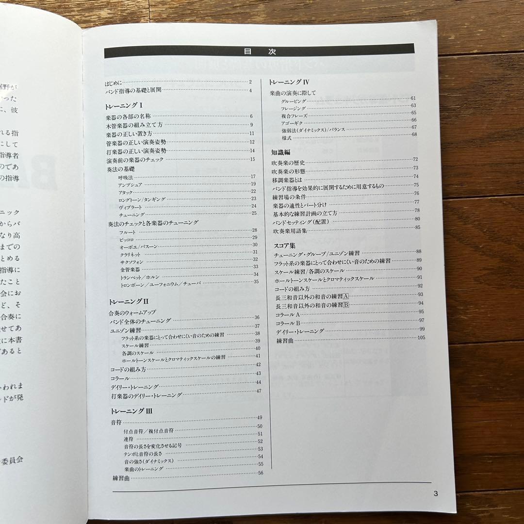 指導者のためのバンド教本 MENU BAND METHOD 全日本吹奏楽連盟