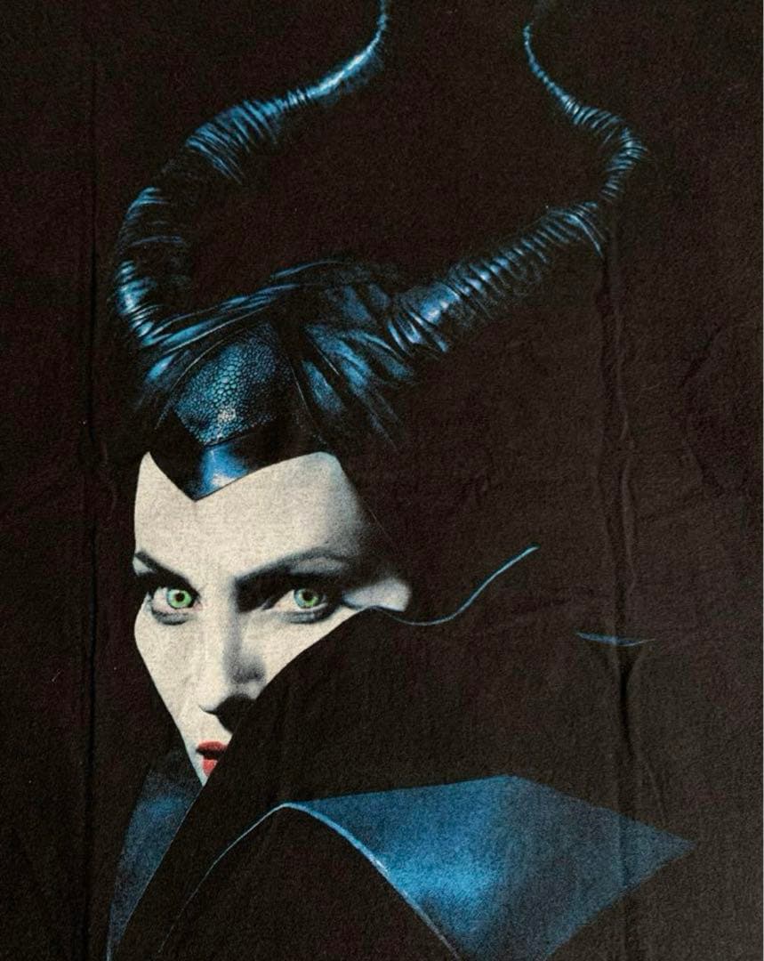 Disney公式 MALEFICENTプリントTシャツ ディズニー ヴィランズ
