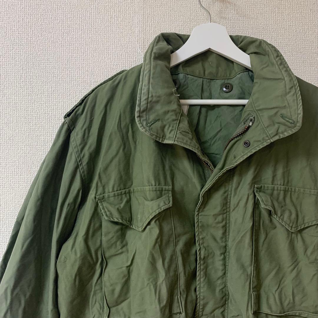 t*y様 【実物】アメリカ軍　ミリタリジャケット　M65 ブラスジッパー　カーキ