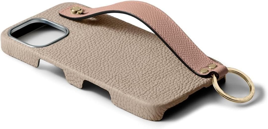 ボナベンチュラ スマホケース iphone17 ハンドル付き 最高級レザー 本革