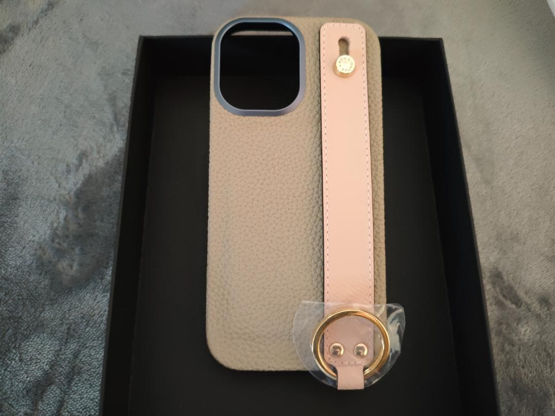 ボナベンチュラ スマホケース iphone17 ハンドル付き 最高級レザー 本革