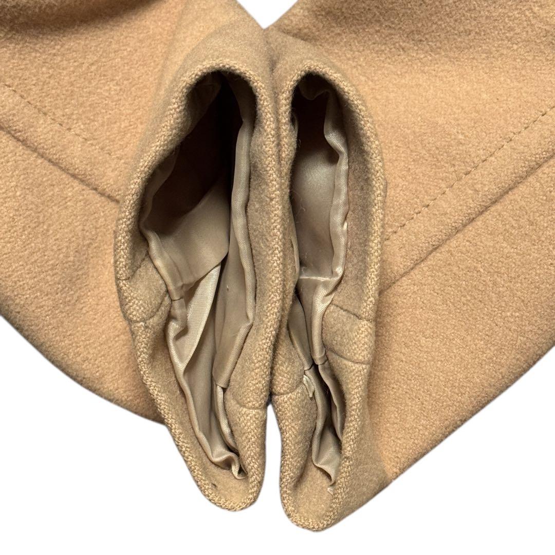 美品 BURBERRY BLUE LABEL アンゴラ混 コート キャメル 38