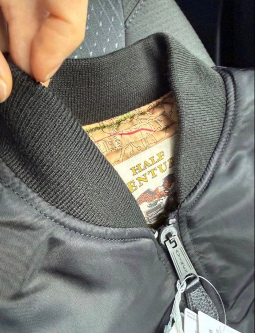 ジャケット・アウター AVIREX/50th MA-1 SIGNATURE BIG LOGO