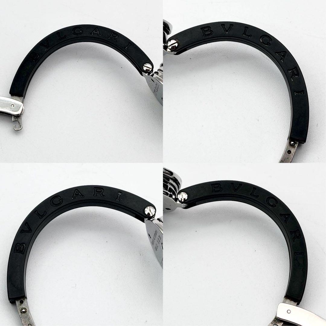 美品✨　新品電池　ブルガリ　ビーゼロワン　BZ22S ブラックバングル　付属品有