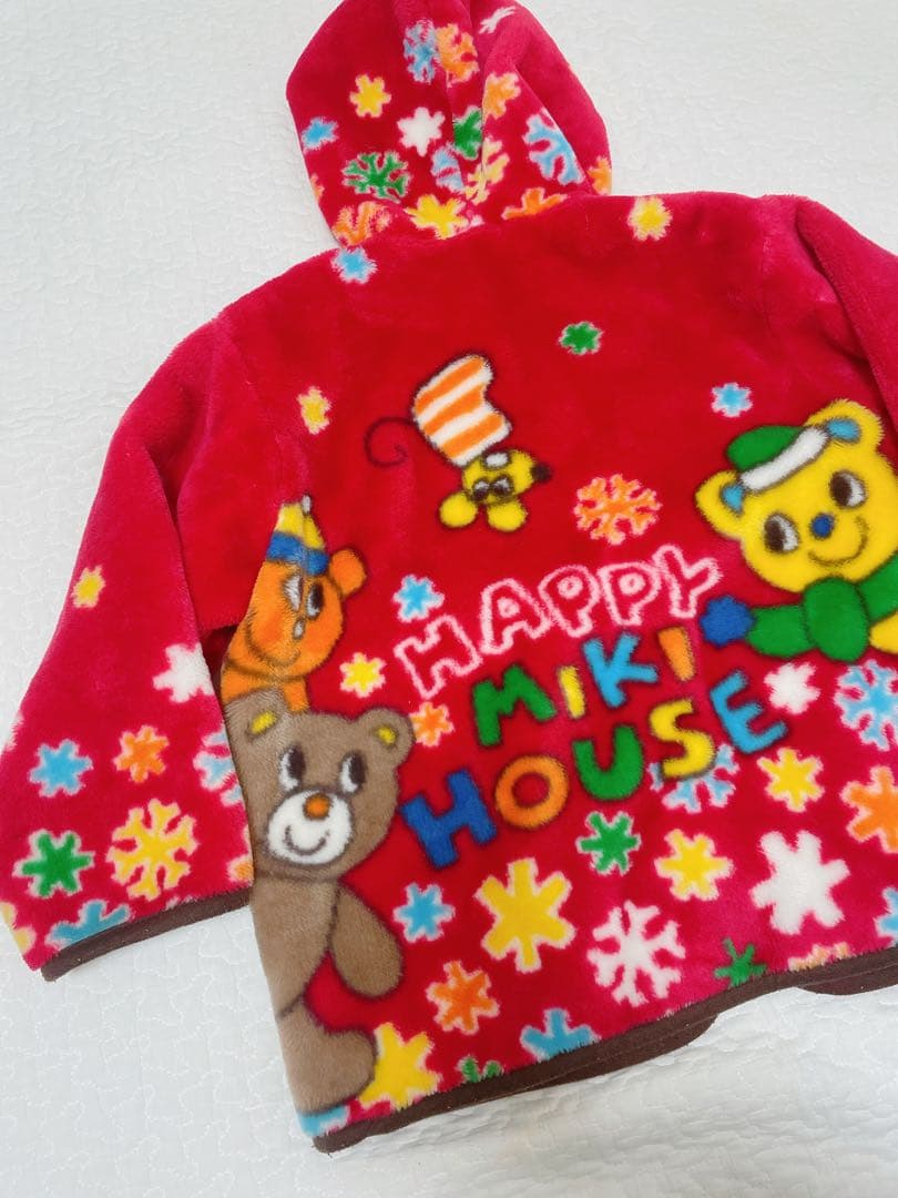 レトロ　希少　ミキハウス毛布アウター　110