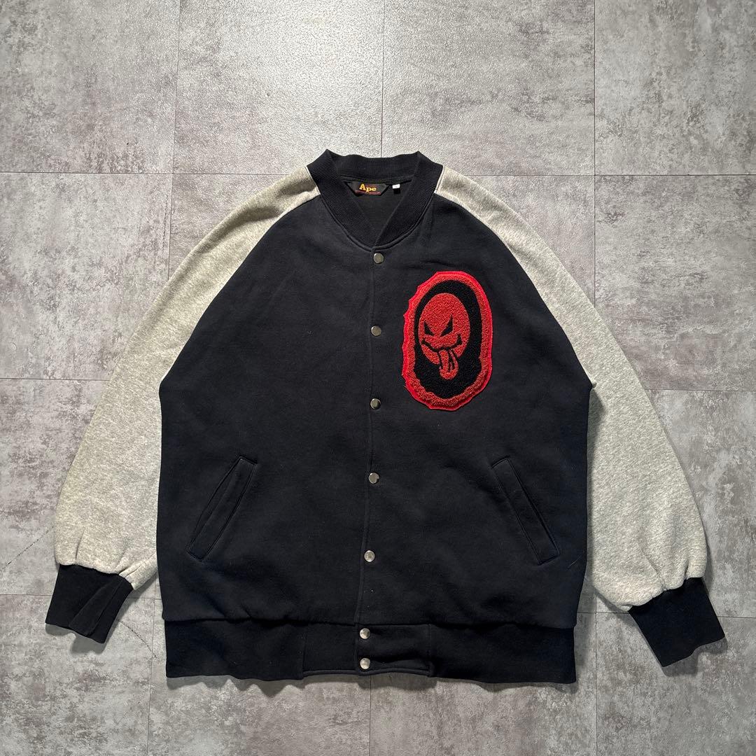 初期　アベイシングエイプ　スウェットスタジャン　XL ヴィンテージ　アーカイブ