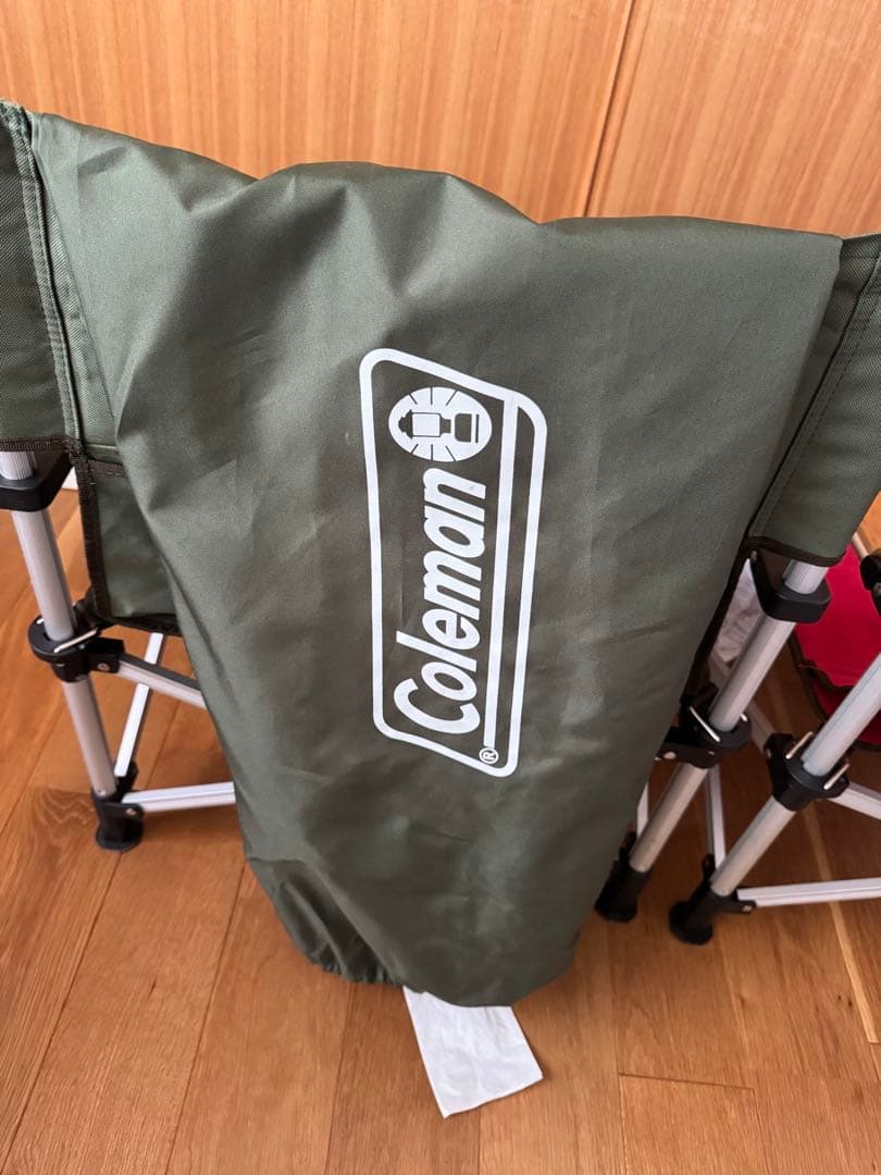 Coleman アウトドアチェア ツーウェイキャプテンチェア レッド グリーン