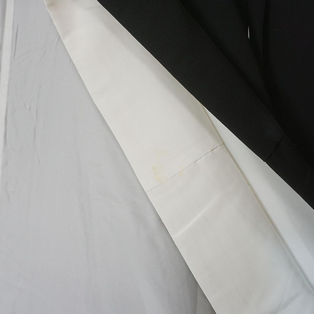 LLサイズ　170cm　金彩刺繍　総刺繍　正絹黒留袖　a845