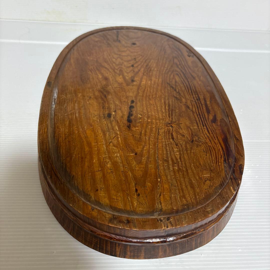 年代物、骨董品 煎茶盆/茶道具/木彫り