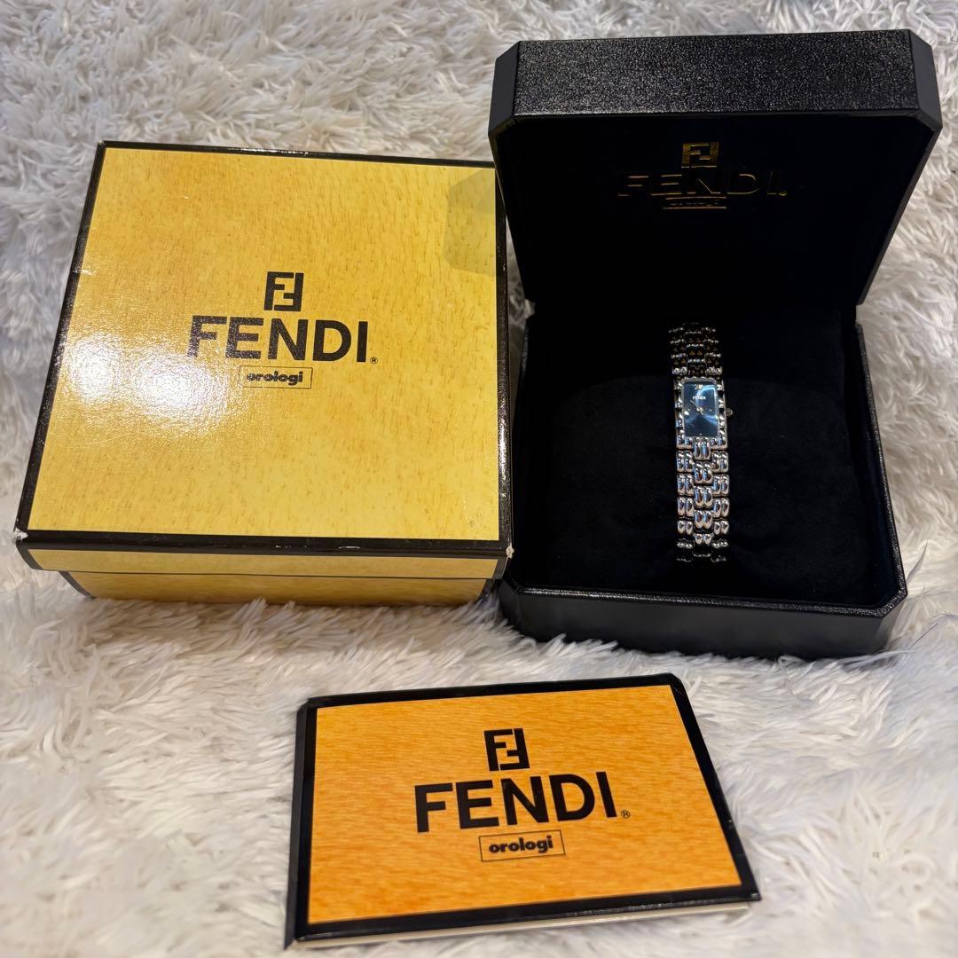 FENDI フェンディ　オロロジ　660L クォーツ　シルバー ブルー