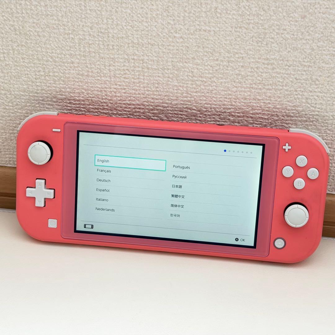 美品★箱&SDカード付★Nintendo Switch Lite ピンク 本体