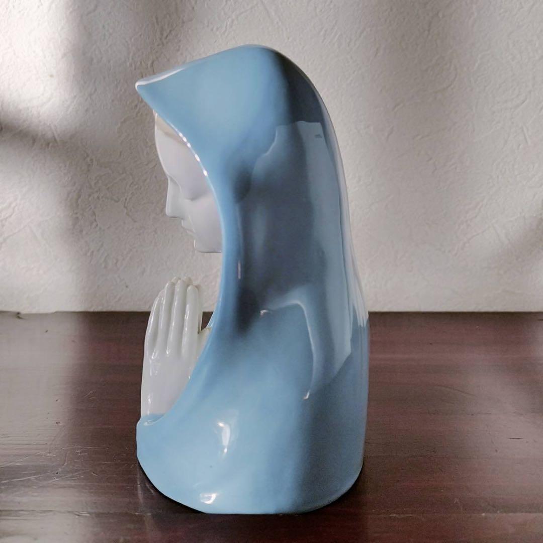 Rippelsdorf窯　1950s ヴィンテージ マリア像 白磁 フィギュリン