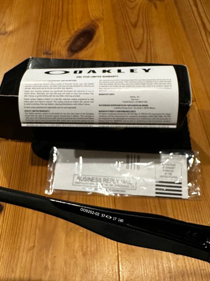 Oakley chainlink サングラス ブラック フレーム MTB等 箱