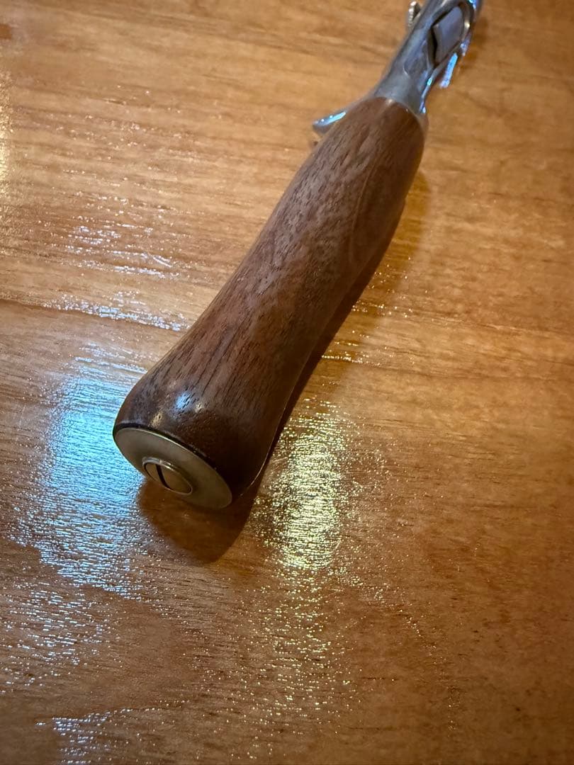 銘木ブライトキャスターグリップ　ブライトリバー