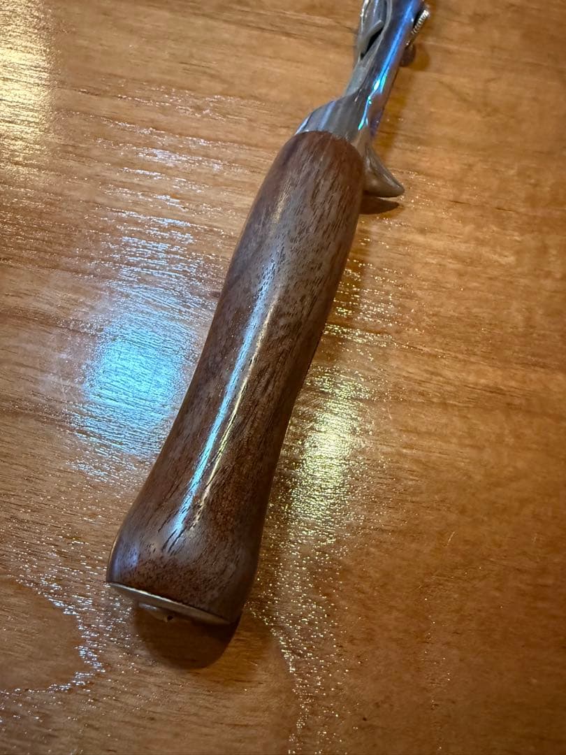 銘木ブライトキャスターグリップ　ブライトリバー