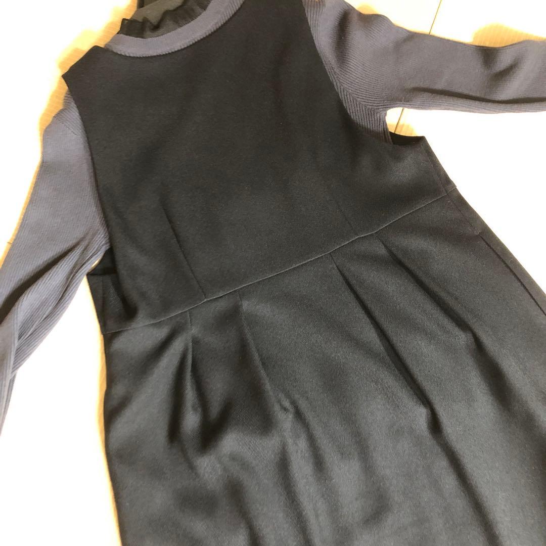 美品❣️ウールライクジャンパードレス
