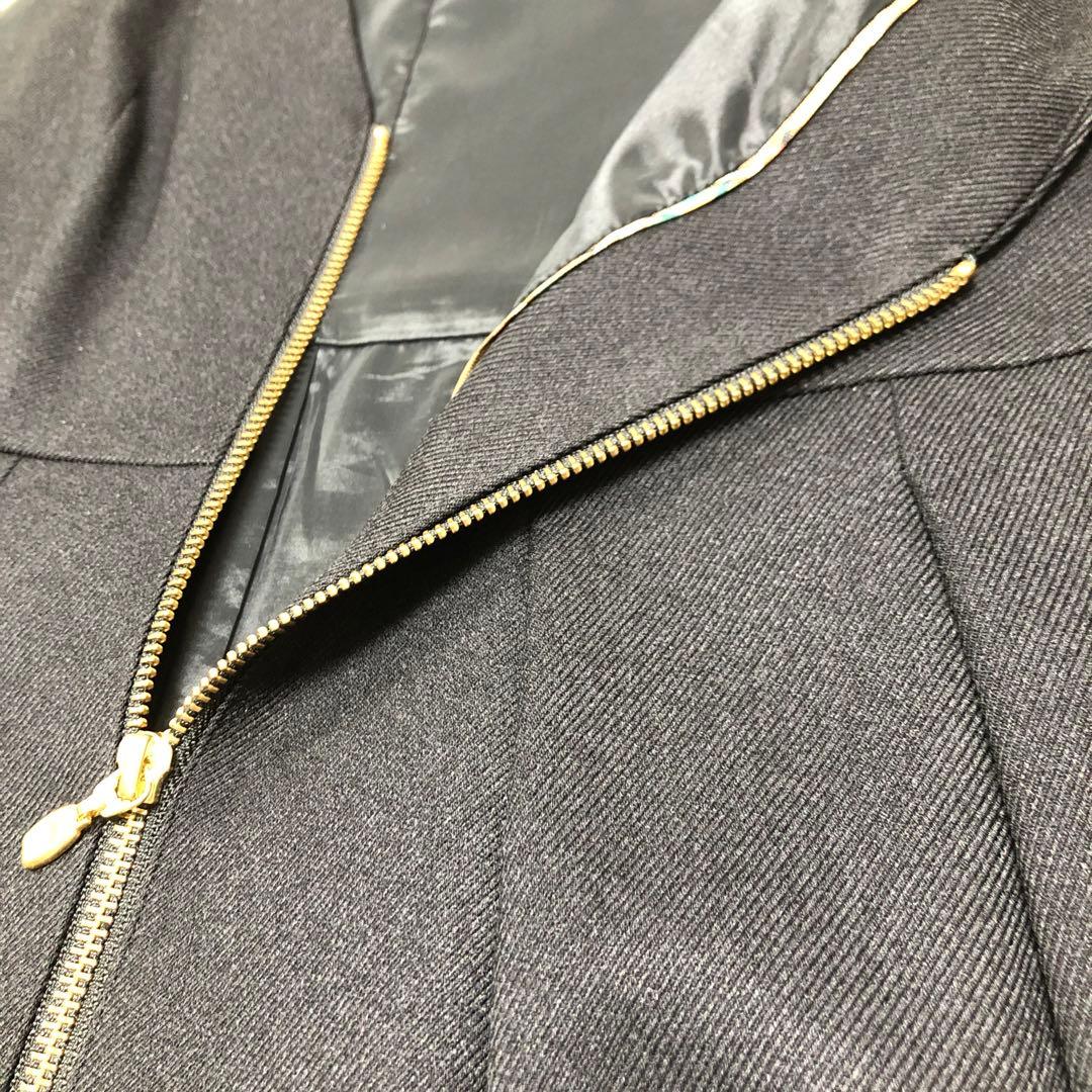 美品❣️ウールライクジャンパードレス