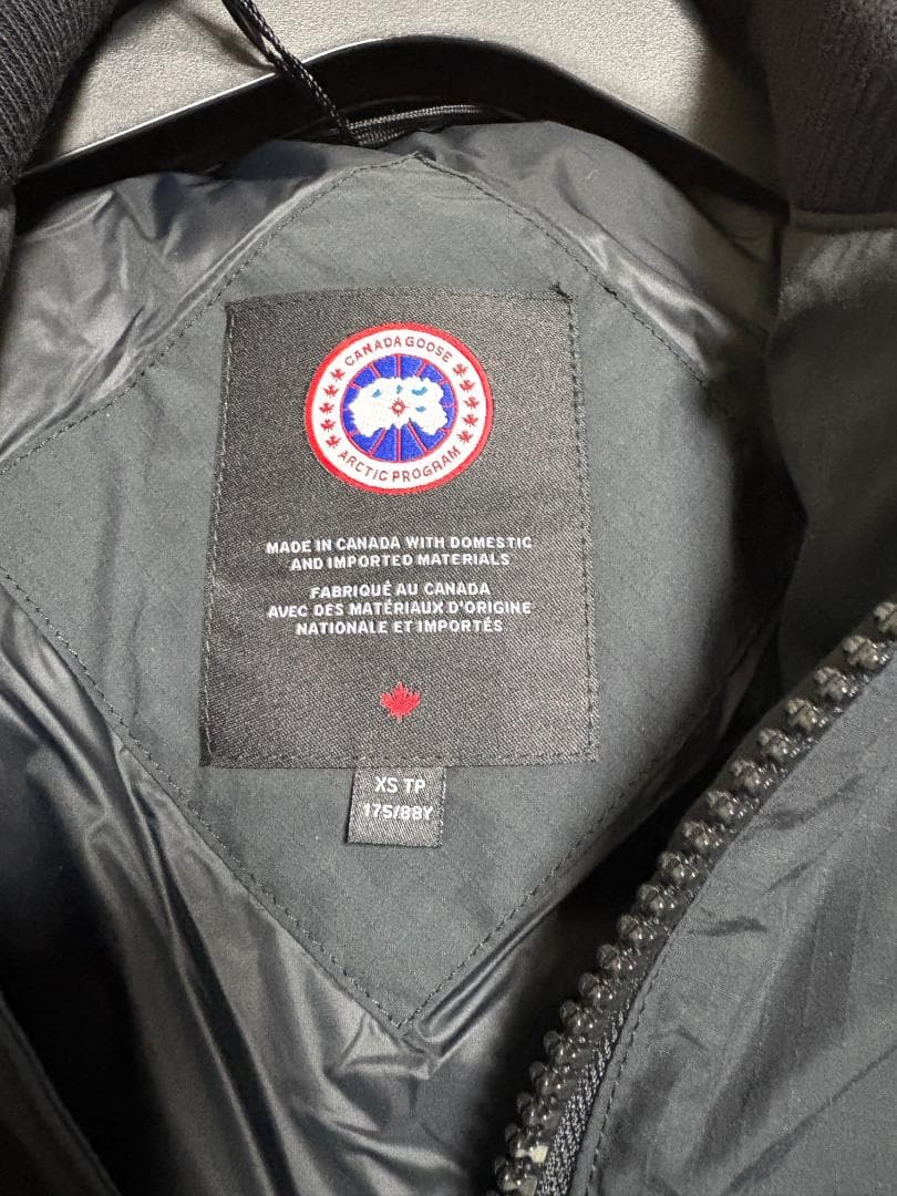 【未使用品】カナダグース フレイザーボンバー XS ブラック