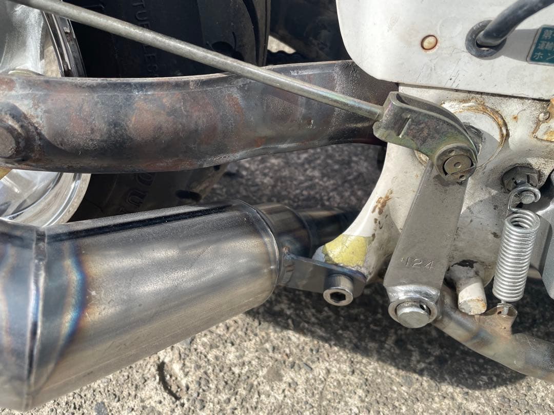 シャリー 鉄マフラー 鉄管