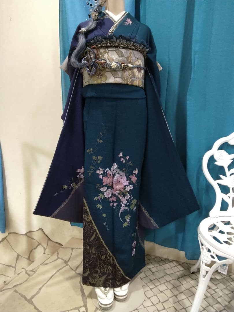 振袖フルセット、やまと誂製振袖、重ね衿、帯揚げ帯締め、西陣袋帯、襦袢、ガード加工