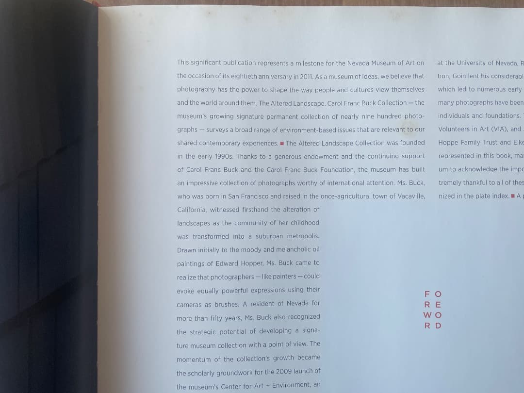 写真集The Altered Landscape ネヴァダ美術館写真コレクション