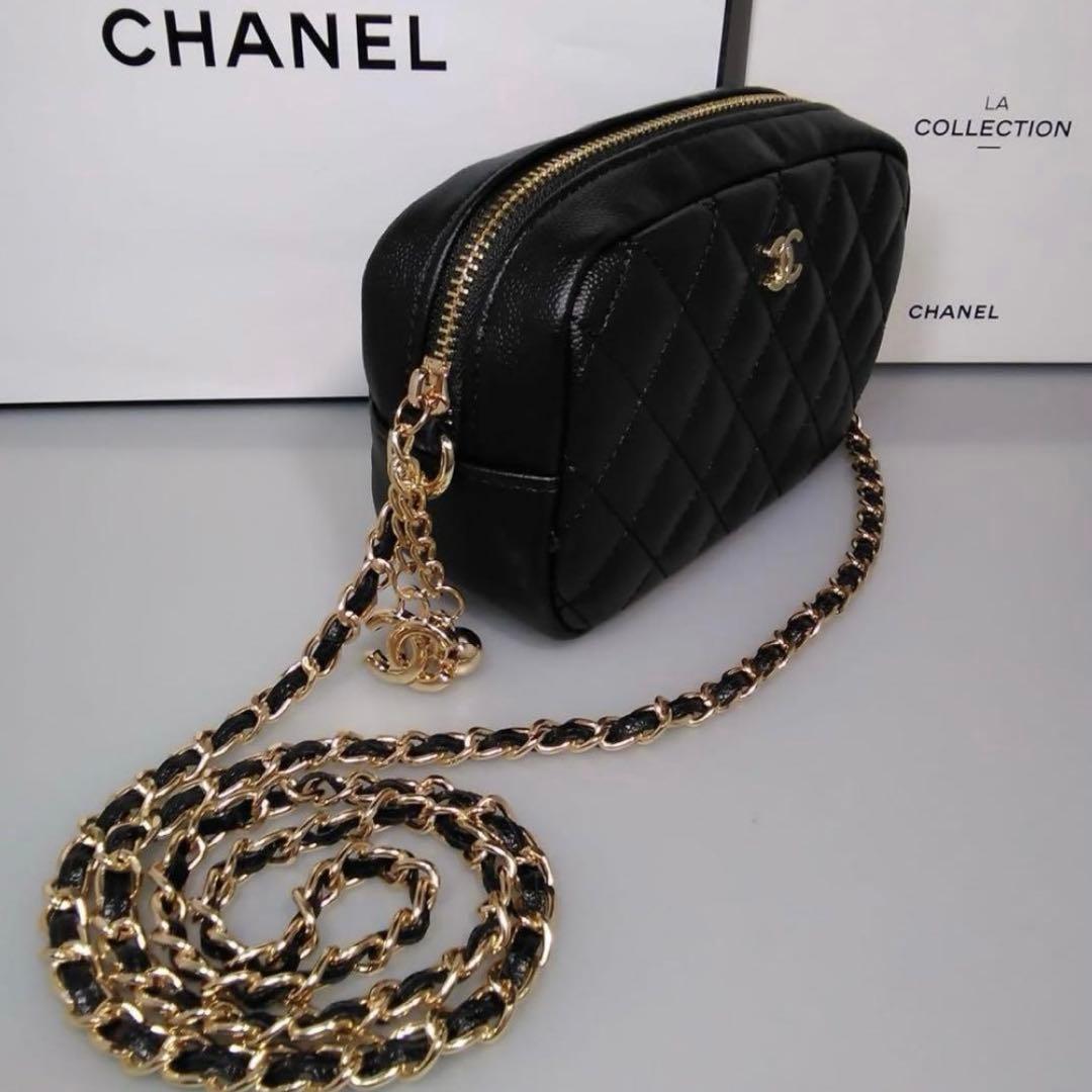 【新品】CHANEL(シャネル)ノベルティ ココチャーム付 ミニショルダーバッグ