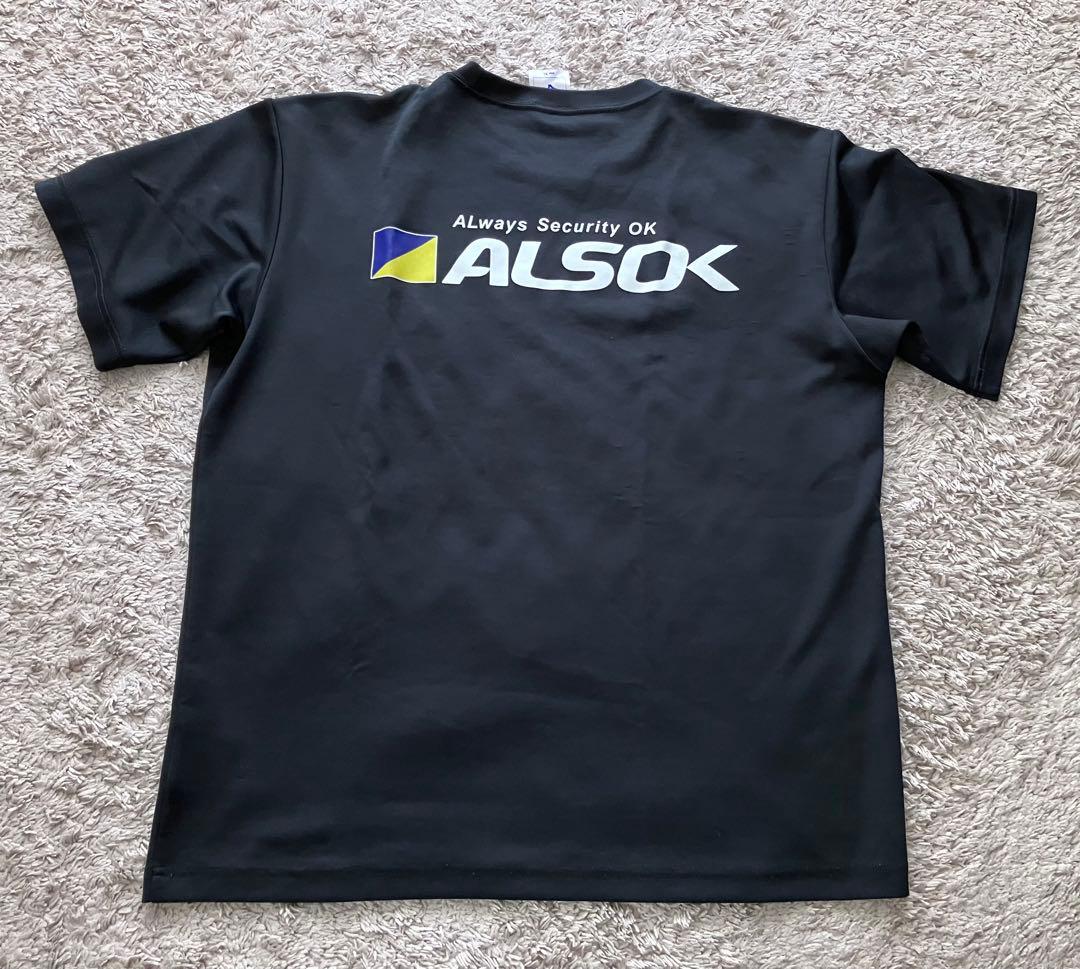 ALSOK XL ブラック Tシャツ