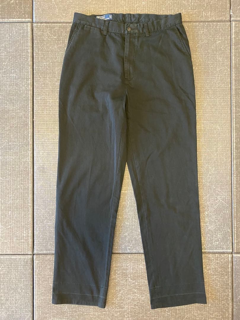 90s　ポロチノ　ブラック　ノータック　プロスペクト　W33　ラルフローレン