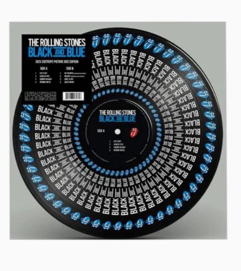 ROLLING STONES BLACK & BLUE ピクチャーディス125