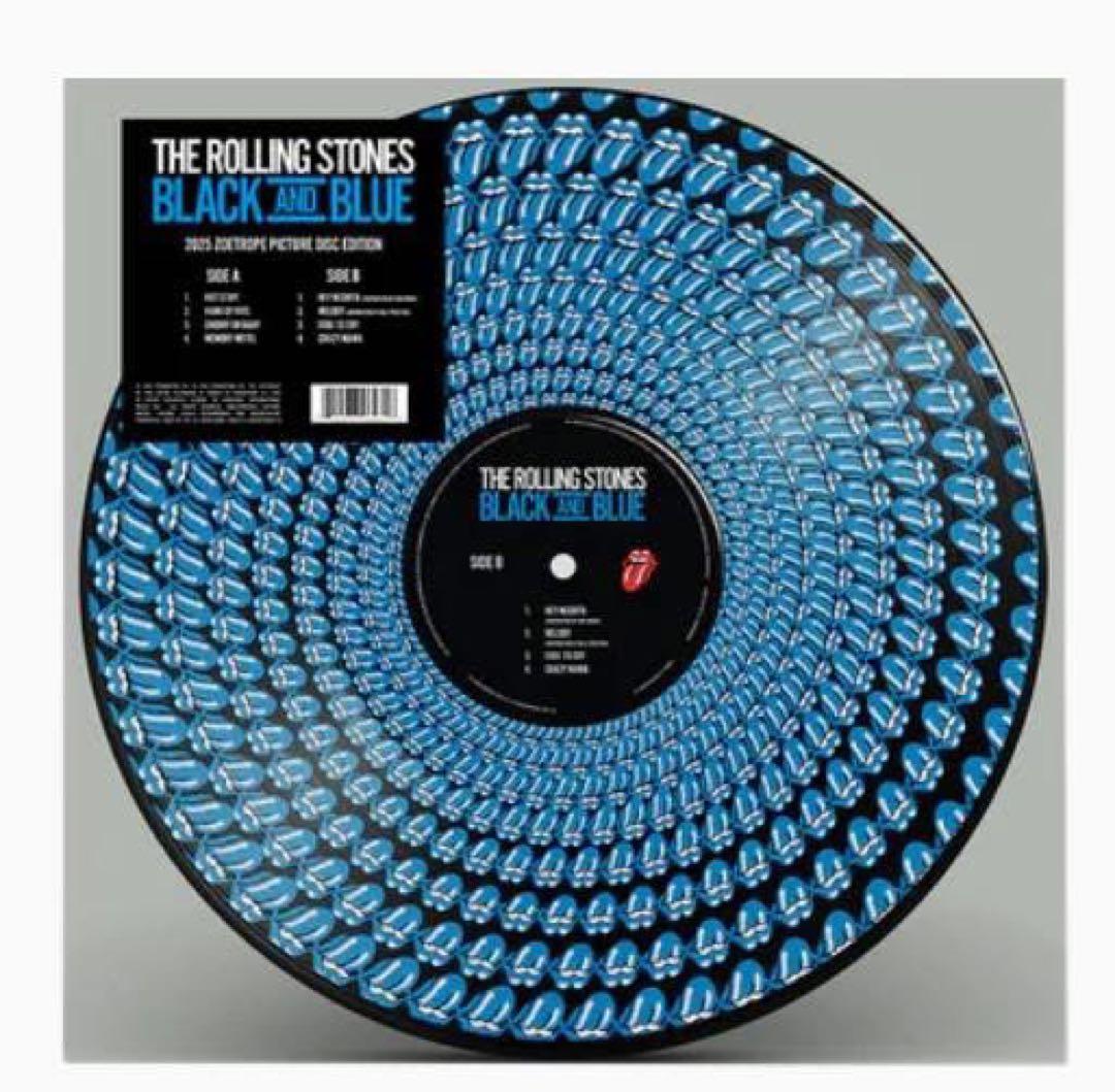 ROLLING STONES BLACK & BLUE ピクチャーディス125