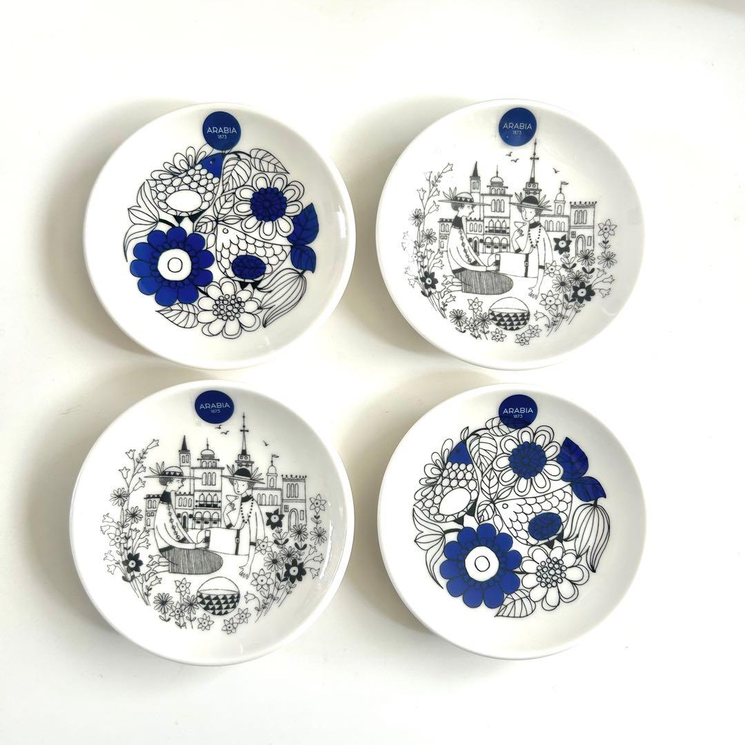 新品アラビア パストラーリ エミリア10.5cm プレートセット復刻ARABIA