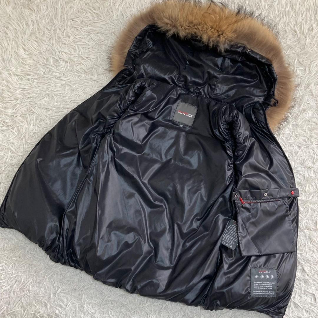 15904✨美品✨Y2K デュベティカ ダウンベスト/40/ブラック