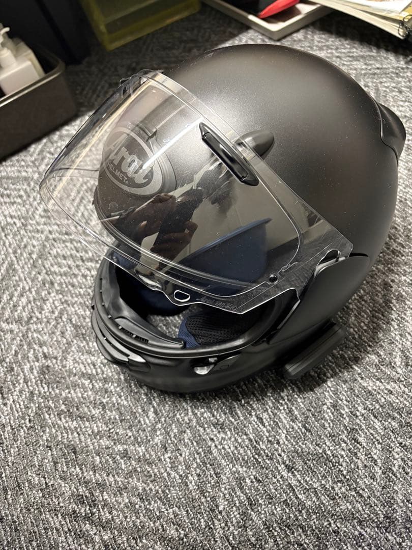 Arai ヘルメットAstro GXマットブラック（Cardo製インカム付き）