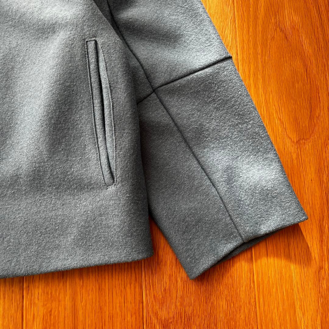 マックスマーラ　ウィークエンドライン　ノーカラージャケット　ウール　ブルー　上品