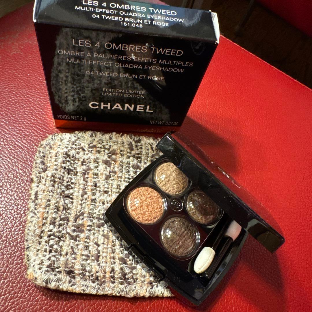 ★シャネル【新品未使用】アイシャドウ レ キャトル ツィード 04